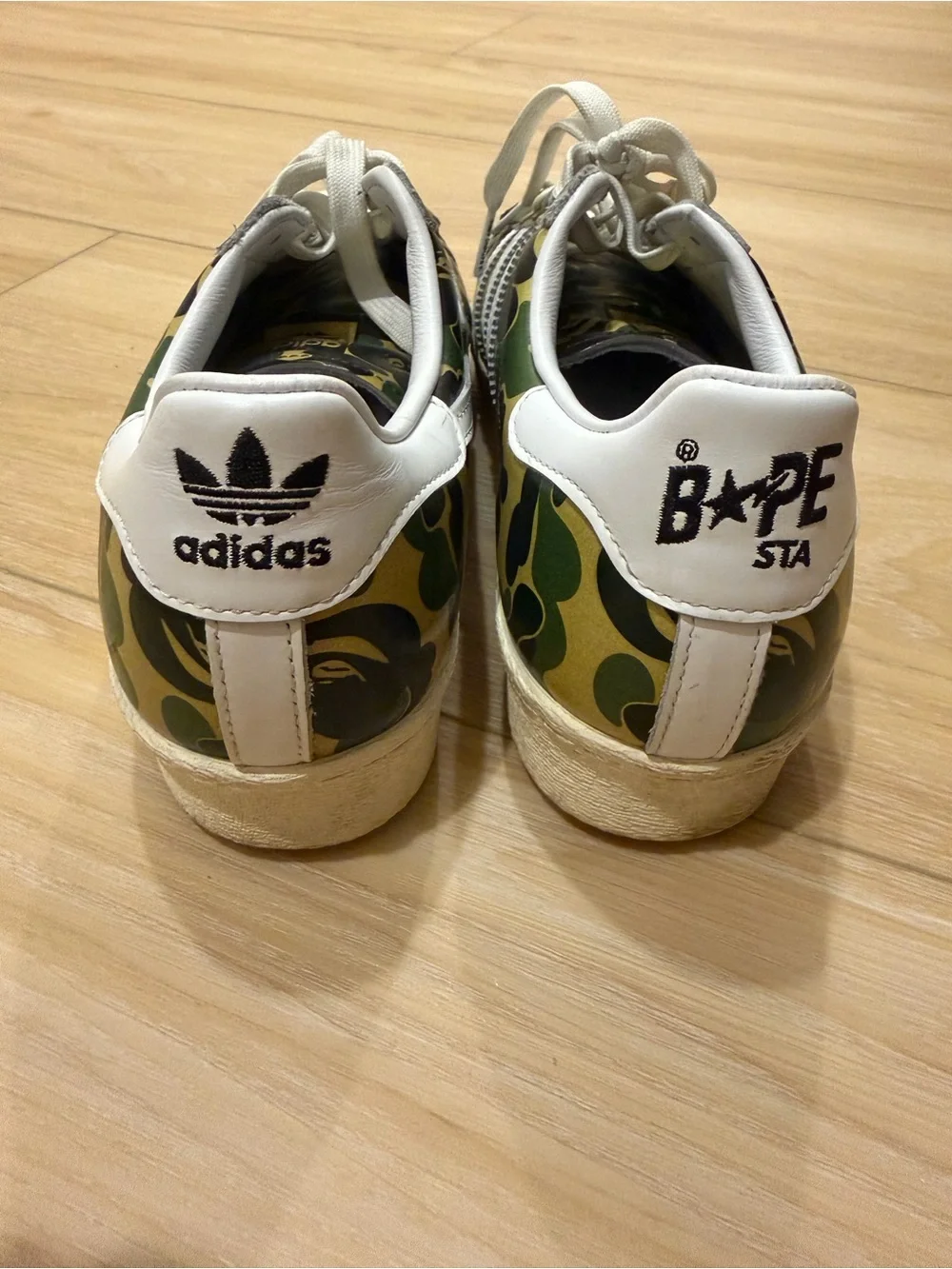 Adidas Superstar BAPE camo sneakers - Picture 4 of 14
